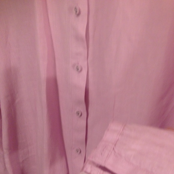 Eileen fisher linen tunic blouse EUC L - Picture 6 of 6